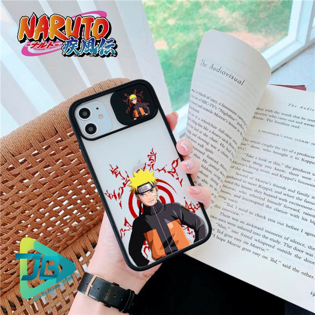 SOFTCASE SLIDE KAMERA NARUTO OPPO VIVO SAMSUNG XIAOMI REALME IPHONE ALL TYPE JB4939