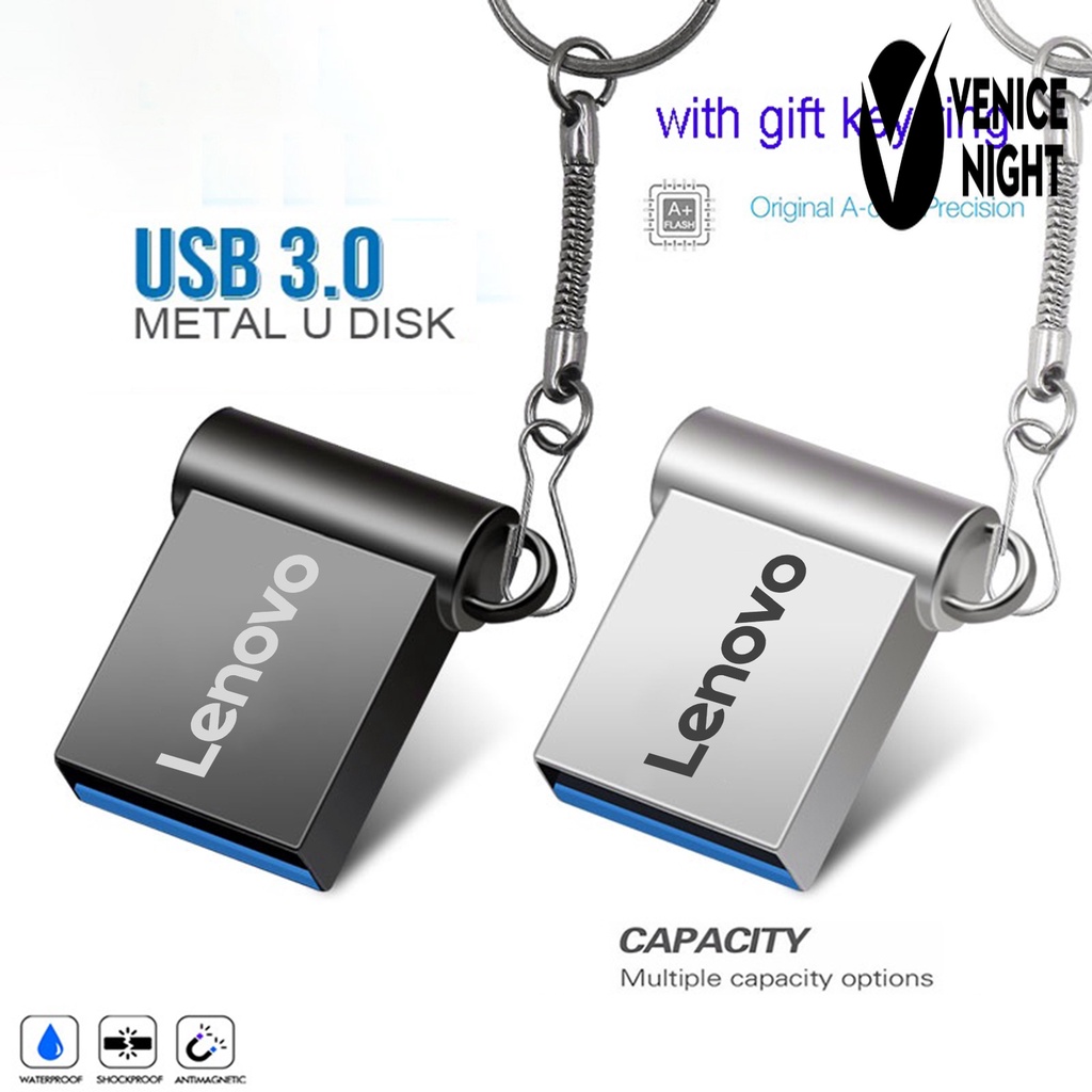 LENOVO (SF) Flashdisk USB 3.0 1TB 2TB High Speed Bahan Metal Untuk Komputer