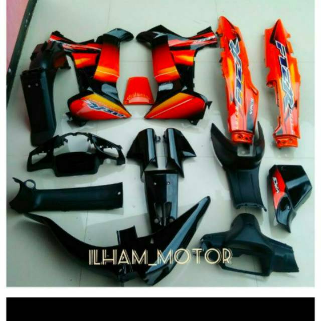 Full body F1ZR hitam orange