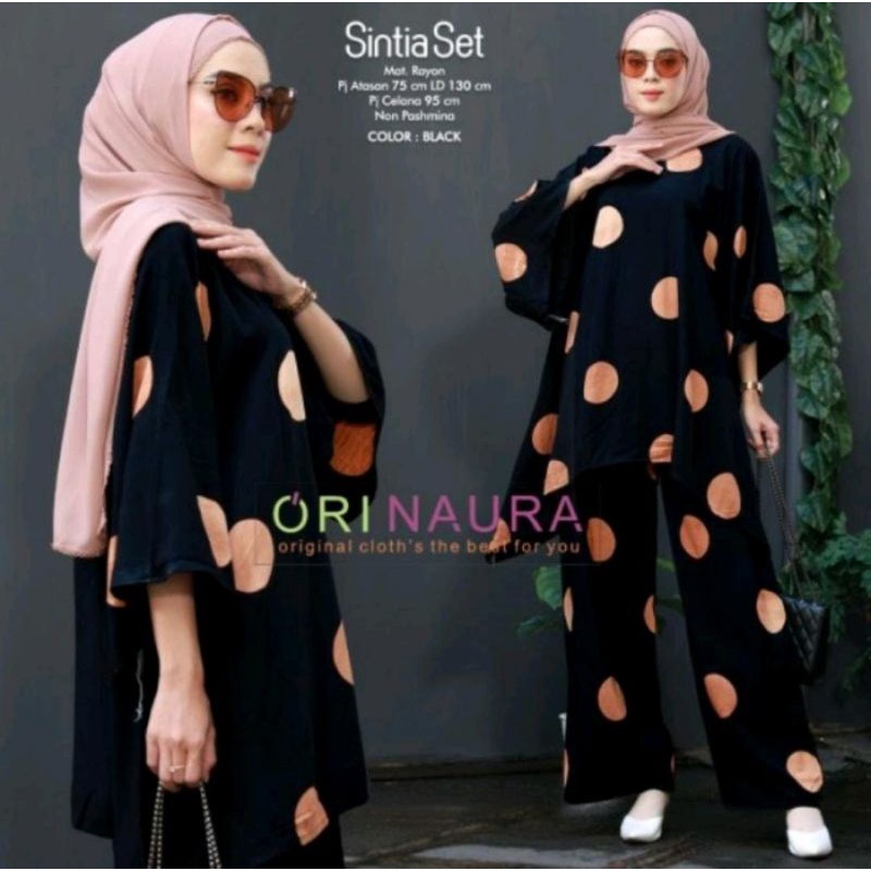 one set jumbo/setelan cp waka