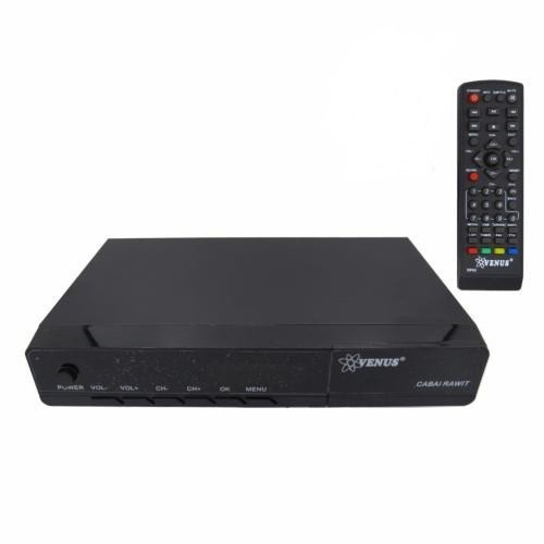 Set Top Box TV Digital VENUS Cabai Rawit STB DVB-T2 Receiver Tuner Paling Peka Paling Jernih