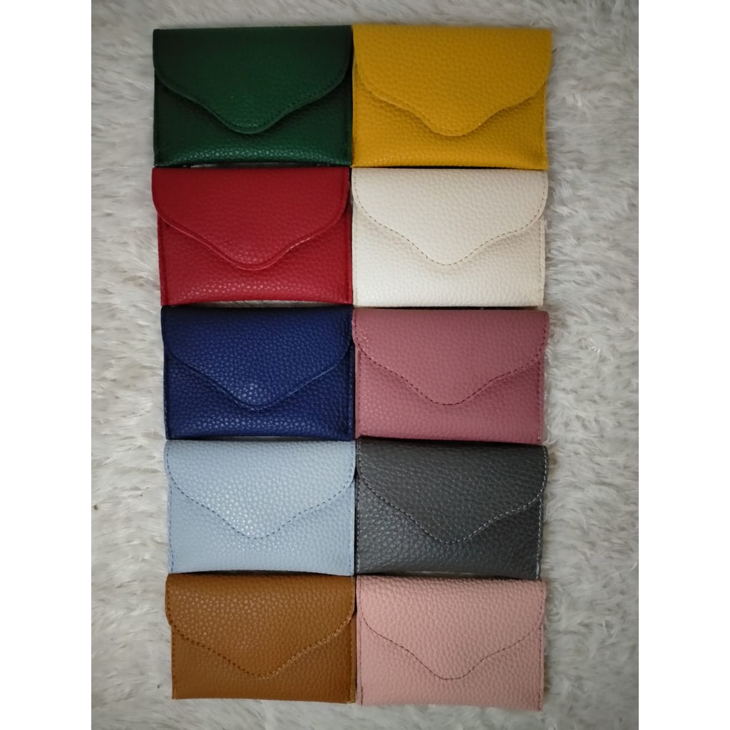 Dompet Wanita Viral Dompet Lipat Dompet Mini Dompet Koin Dompet Kartu Dompet Papirut Hitam