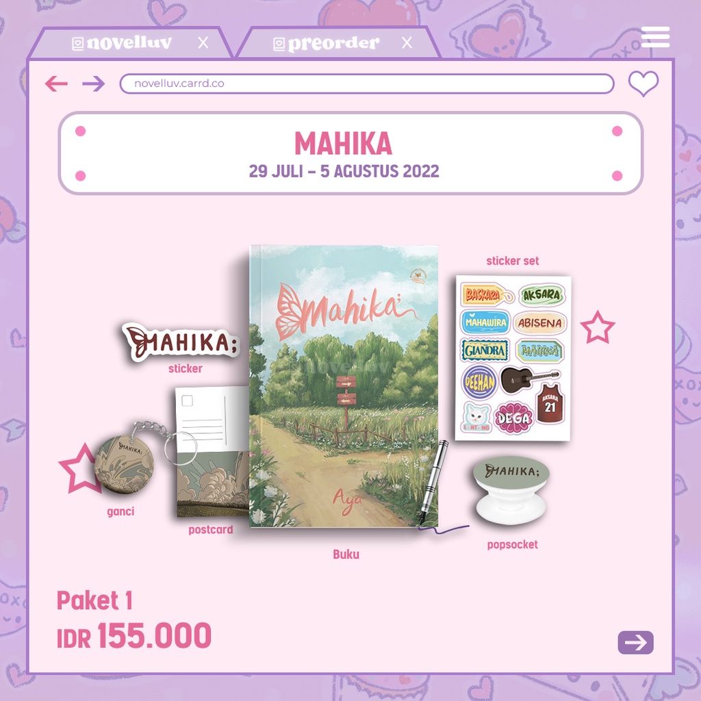 Novel Mahika by Aya Seokjinjuseyyo Novel AU Alternate Universe