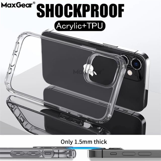 13 PRO MAX 13 MINI 12 PRO MAX 12 MINI SOFT CASE CRYSTAL AIR CUSHION ORIGINAL