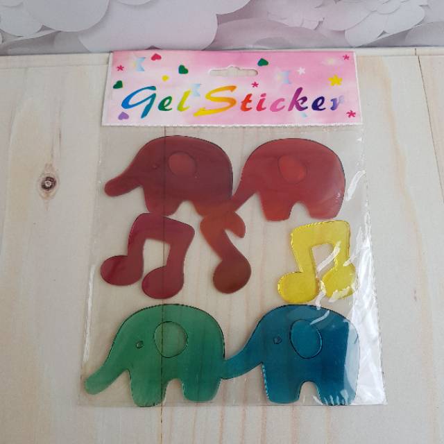 STIKER STICKER GEL COLORFUL - RANDOM