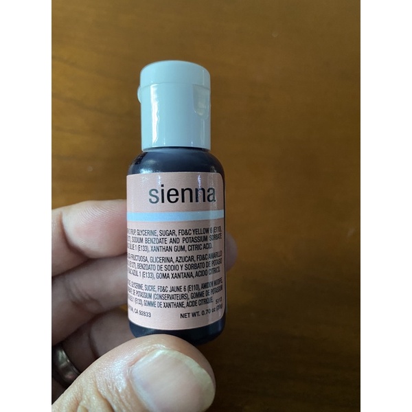 

Chefmaster 20gr Sienna Gel icing color pewarna makanan