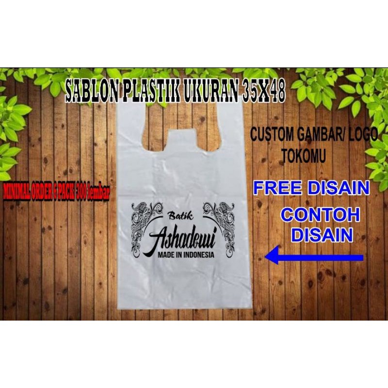 

KRESEK 35 X 48 SABLON CUSTOM 50LEMBAR