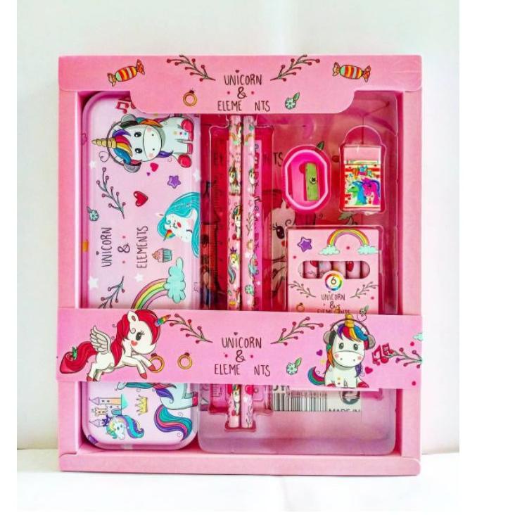 

szgr Kotak pensil set crayon / Alat tulis sekolah / stationary set / ATK karakter / pony /Spiderman / princess / minion ヵ 40