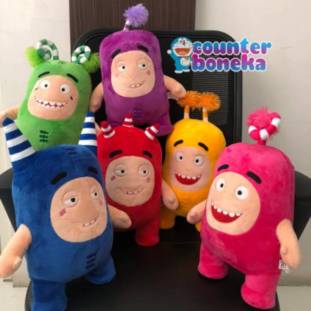 Boneka Oddbods Bahan Yelvo Halus