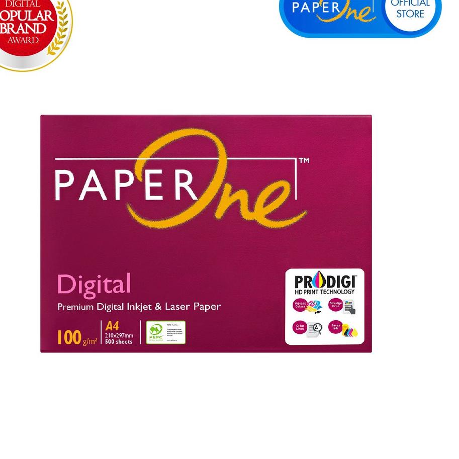 

✨ PaperOne Kertas A4 100gr Digital 1 Rim (500 lembar) Kertas HVS A4 Kertas Fotocopy | Promo Hari Ini | Grosiran Murah | F⚡ASH SALE