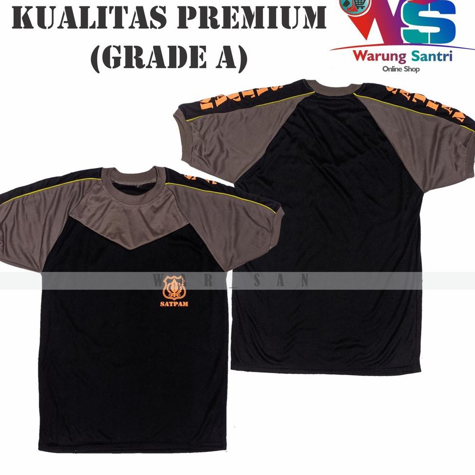 KAOS SATPAM XXL JUMBO KOMBINASI/KAOS SATPAM KOMBINASI / KAOS SATPAM PAIPING TRRBARU/ KAOS SECURITY U