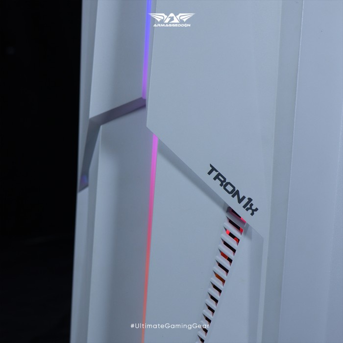 Casing PC Armaggeddon TRON 1X Casing PC Gaming M-ATX | RGB Front Panel