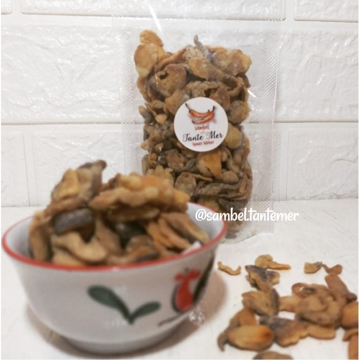 Jual Jamur Crispy Jamur Merang Tante Mer Ukuran Sedang