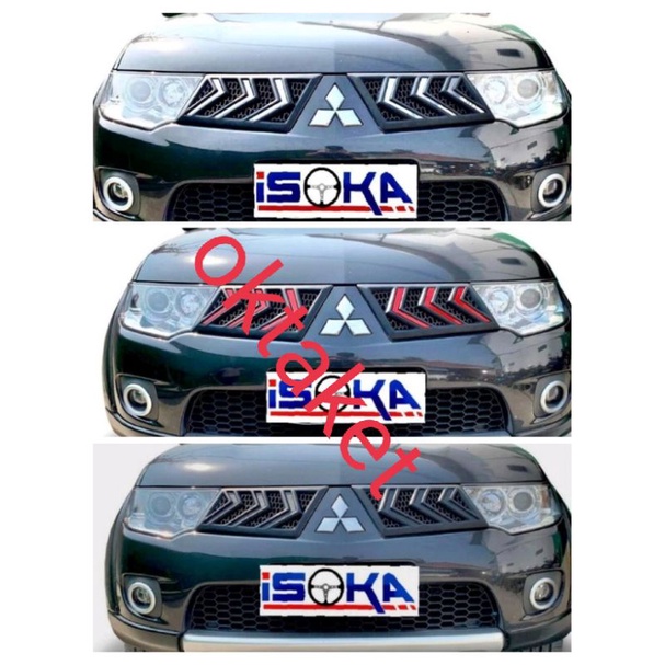 grill depan Pajero lama 2009-2015 Rockford