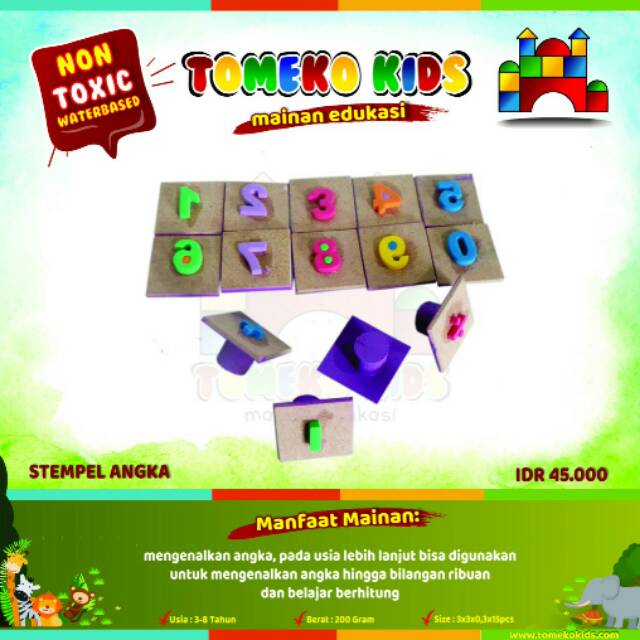 

mainan anak stempel angka