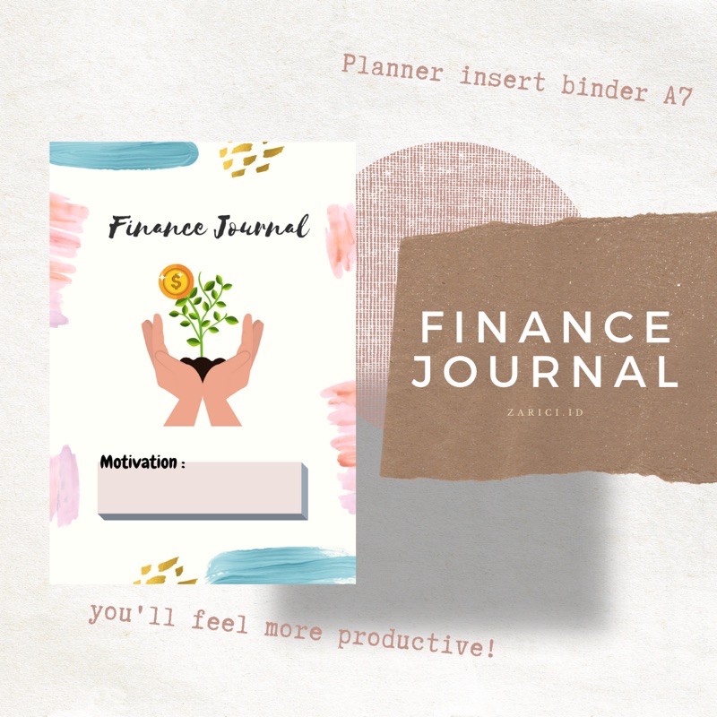 

[PLANNER A7] FINANCE JOURNAL FOR 1 MONTH