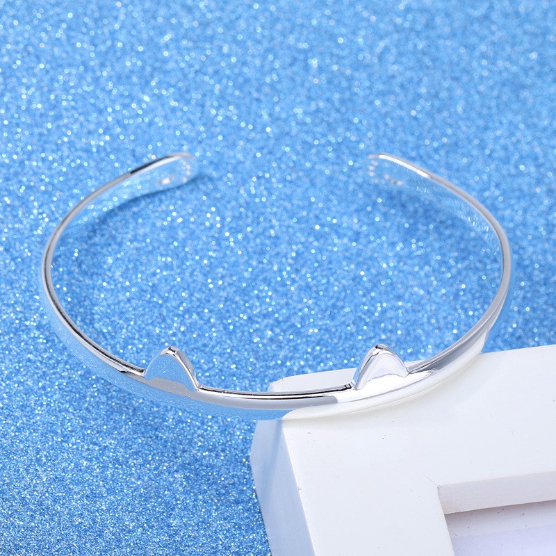 925 Sterling Silver Gelang untuk Wanita Bunga Crown Perhiasan