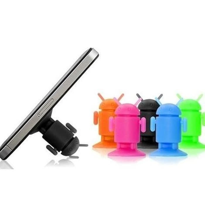【GOGOMART】Android Standing Phone Holder Robot Penyangga Hp - Bentuk Android