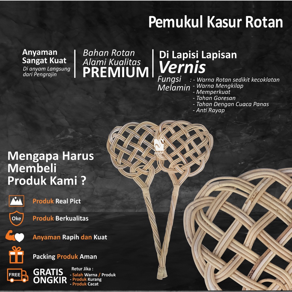 Pemukul Kasur Rotan