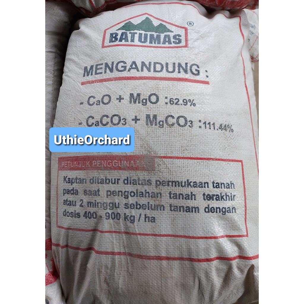 Ciri-ciri Kapur Pertanian Calcium Carbonate