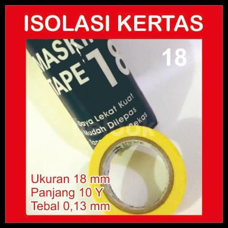 

Isolasi Kertas Solasi 18Mm Kuat Mudah Di Lepas Tidak Berbekas