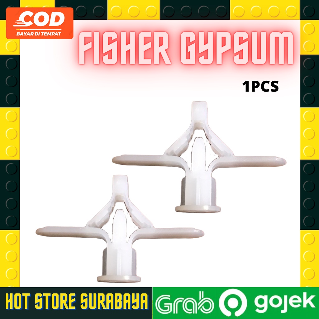 Jual Fisher Fiser Viser Pisher Piser Gypsum Nylon Toggle Fisher Gipsum