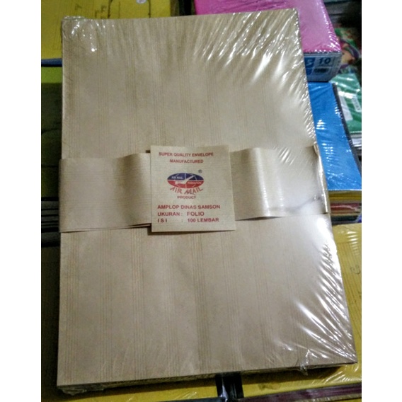 

Unik Amplop Coklat Uk, Folio Merk Airmail Hemat