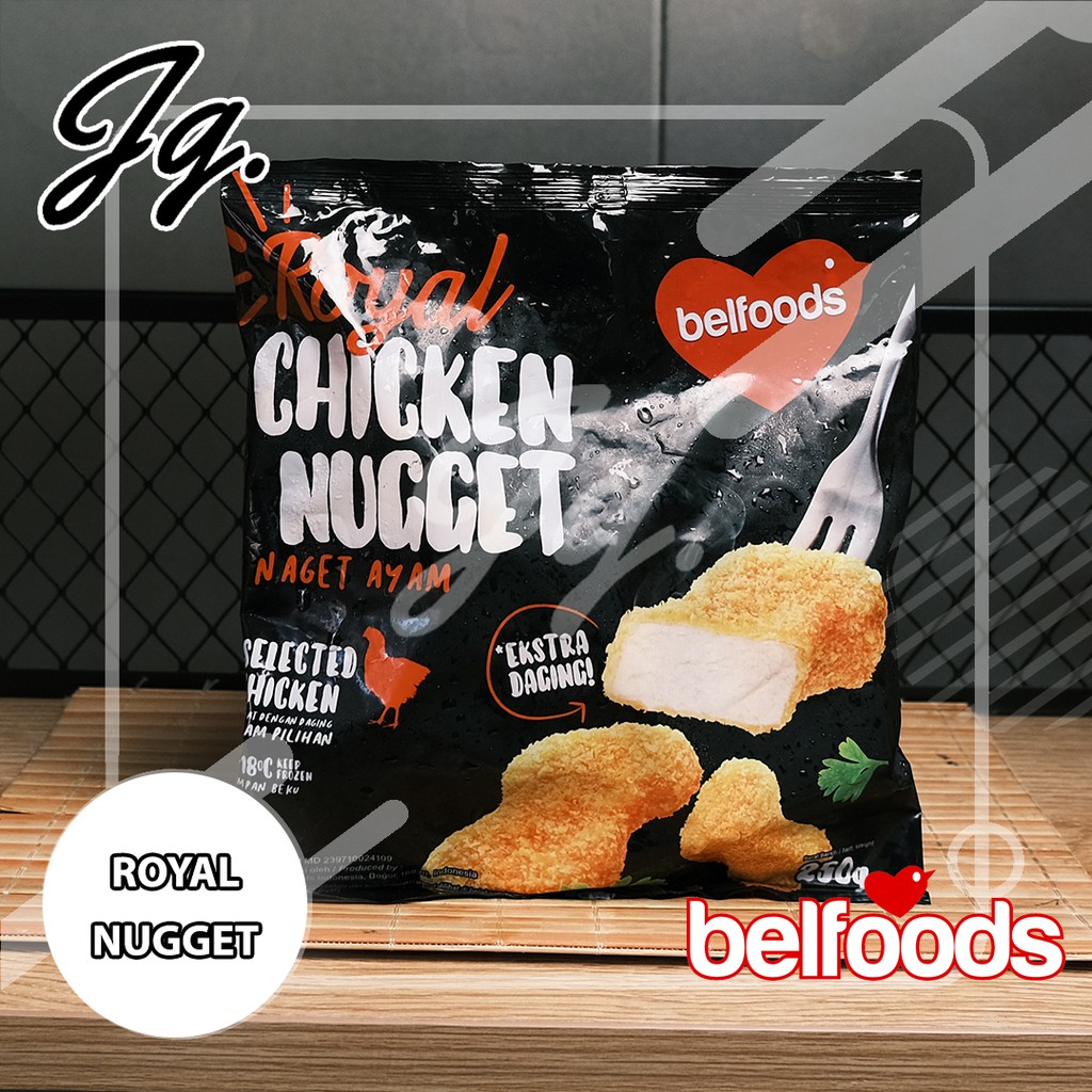 

Belfoods Royal Chicken Nugget S 250 gr | Nugget Beku | Belfoods
