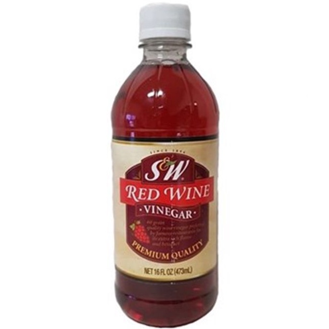 S&W Red Wine SW Vinegar cuka apel sw  473 gr