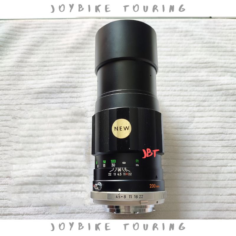 Lensa Minolta 200mm mc Rokkor f4.5