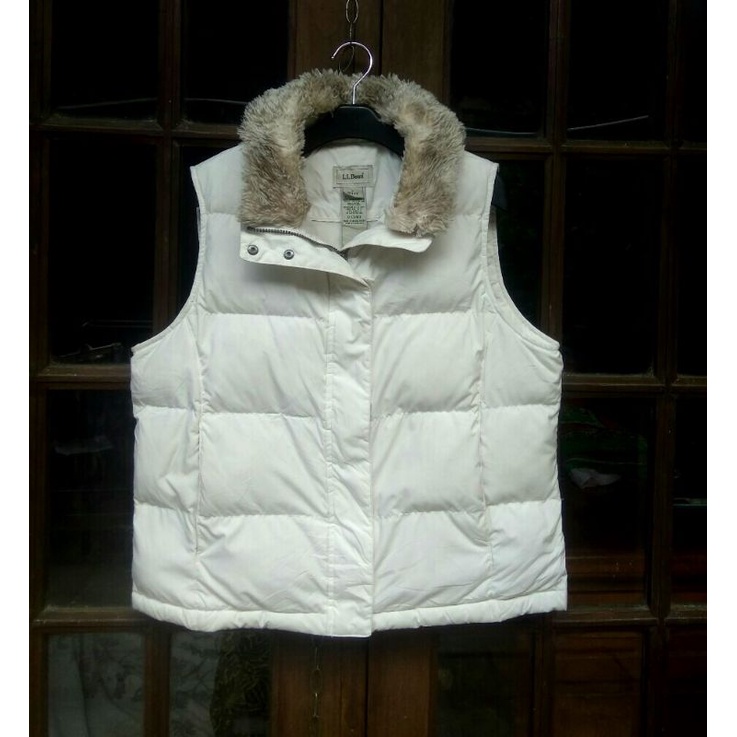 LL BEAN Rompi Vest Bulang Down Bulu Angsa