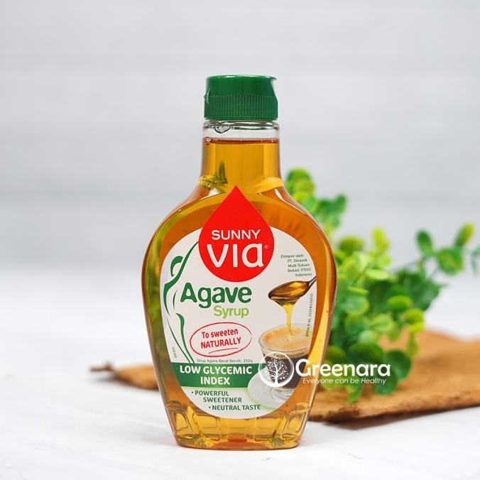 

SIRUP AGAVE 350GR - PENGGANTI GULA LOW GI / SUNNY VIA AGAVE SYRUP