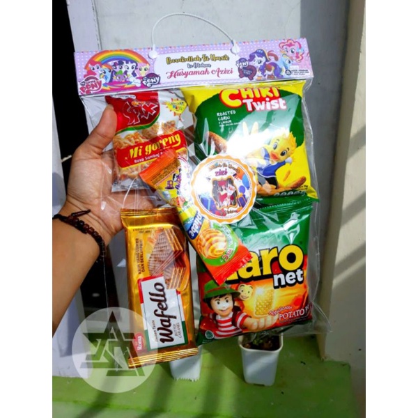 

Snack Ulang Tahun Plastik Tebal Goodie bag birthday Anak Karakter Little Pony