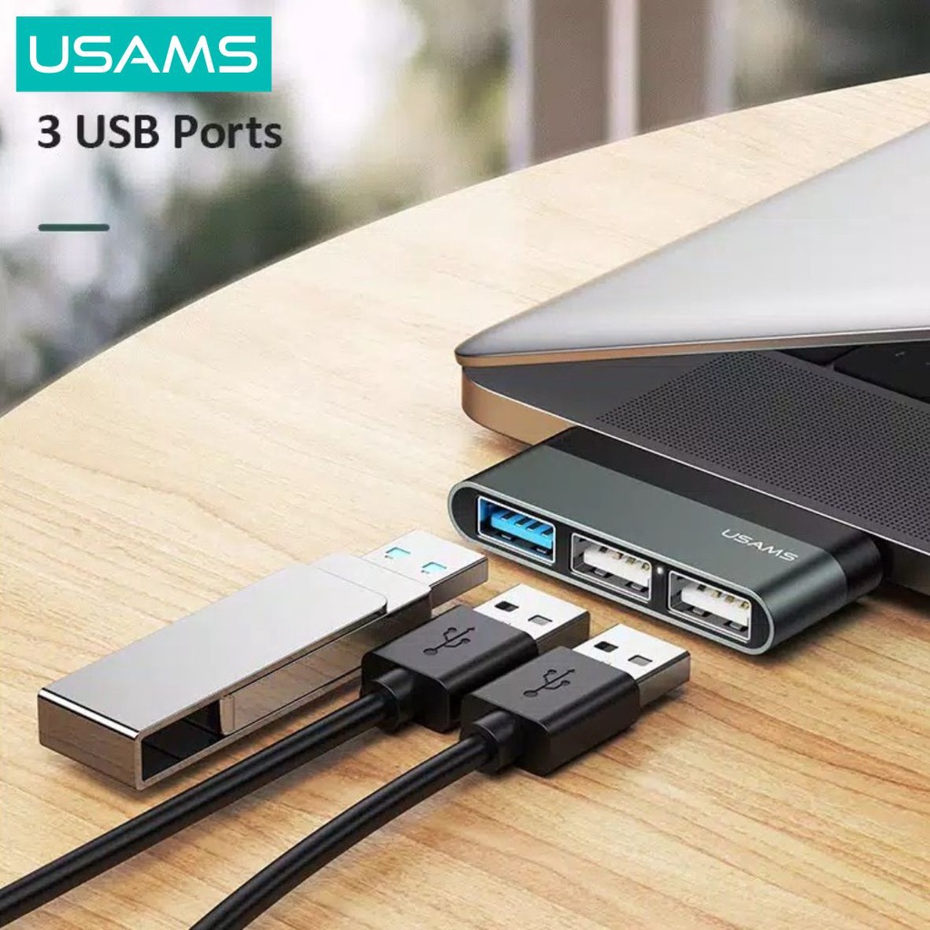 USAMS Type C Mini HUB SJ461 Type C to 3 USB Port/SJ462 Type C to USB 3.0+ Audio Video Port