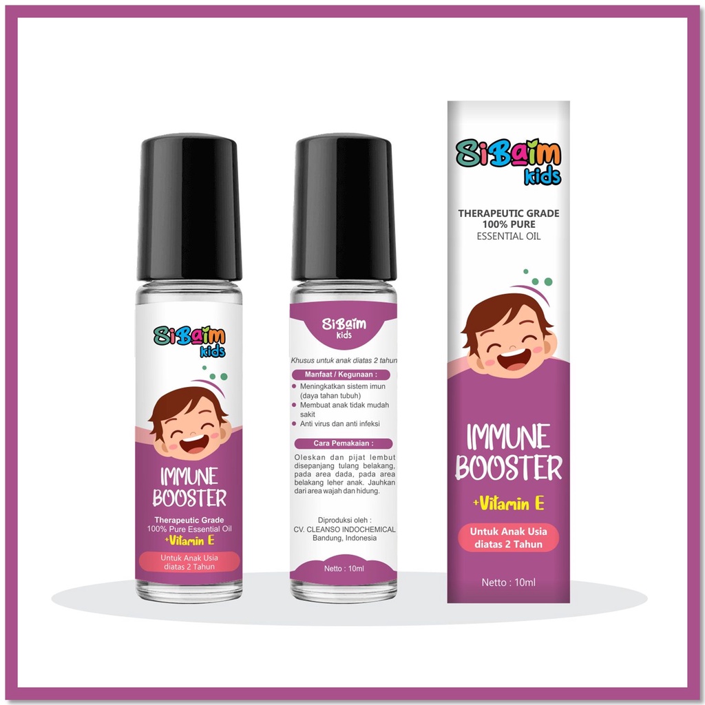 Meningkatkan Sistem Kekebalan Tubuh Anak - SIBAIM KIDS IMMUNE BOOSTER Essential Oil 10ml by psikopediastore