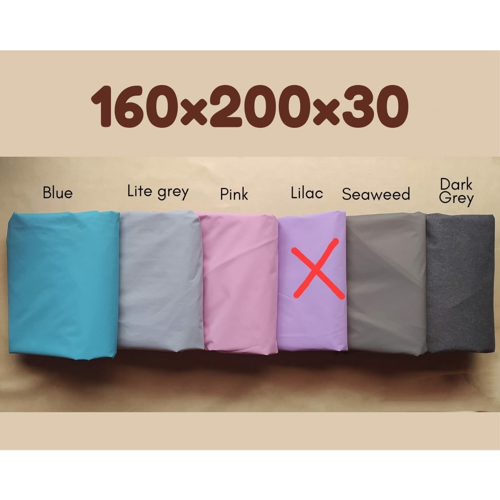 Sprei waterproof - Sprei anti air -uk (160x200x30)