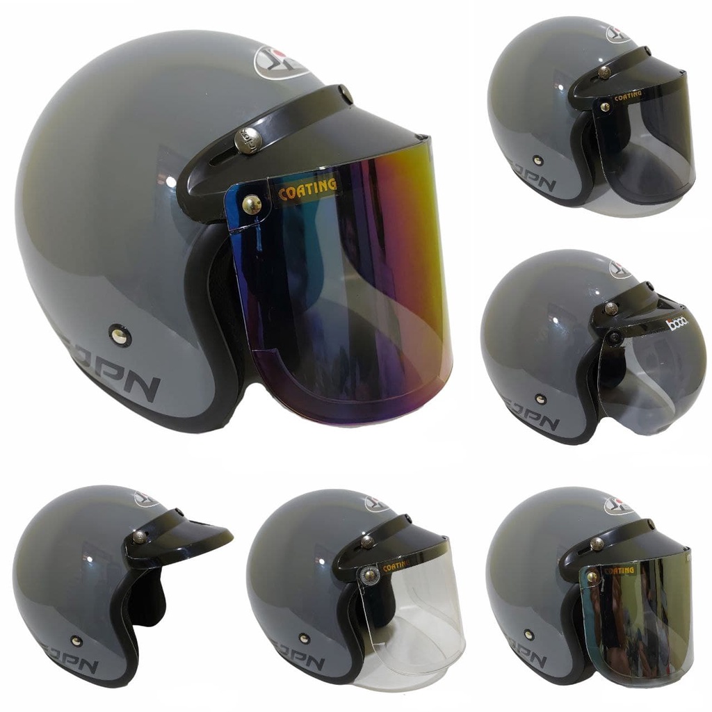 Helm JPN ABU Moderen Grey Gloss