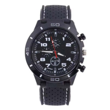 ✅COD GT-100 Jam Tangan Pria Sport Korea Quartz-Putih