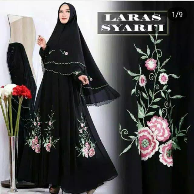 VGN GAMIS LARAS SYARI / MAXI LARAS / MAXI TERLARIS / MAXI MUSLIM / GAMIS MUSLIM / BEST SELLER