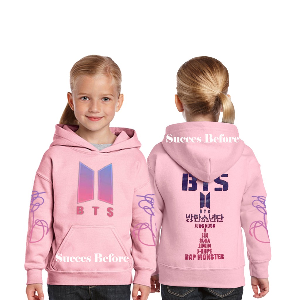 Sweater KOREA Perempuan fleece Tebal anak dewasa / JaketMurah / Hoodie Jimin Suga (COD)-8