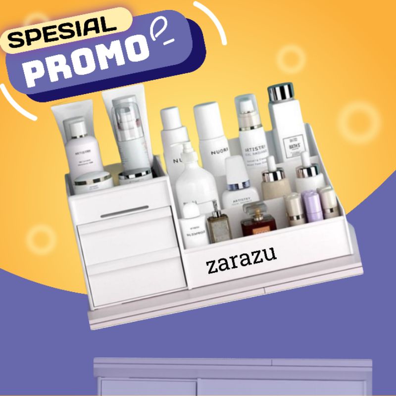 PROMO TERMURAH RAK KOSMETIK/ Cosmetic Storage Drawer / Kotak Penyimpanan Makeup Organizer / Rak Kosmetik