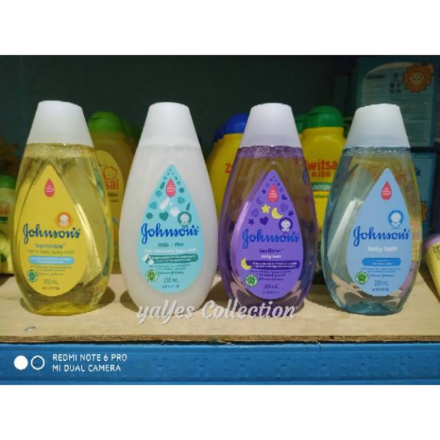 Johnson Hair &amp; Body Bath Sabun cair bayi 2in1 200 ml wash Johnsons jonsun jonson perlengkapan mandi 2in1