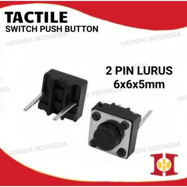 Tactile Switch Push Button SMD 6x6 2P 4P PIN Tombol Micro Momentary-100pcs