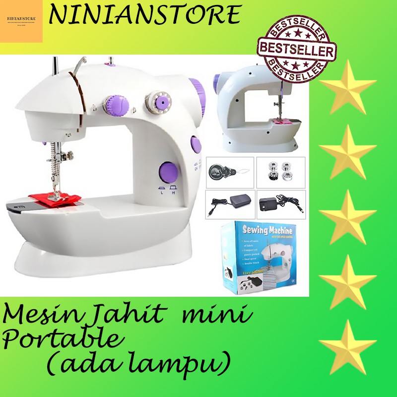 Mesin Jahit Mini Portable / Sewing Machine / Mesin Jahit Portable