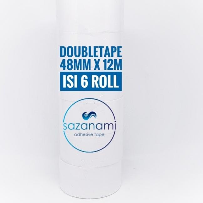 

Recomend DOUBLE TAPE 2 48MM x 12 M DOUBLETAPE KERTAS PUTIH SAZANAMI ISI 6ROL 愛