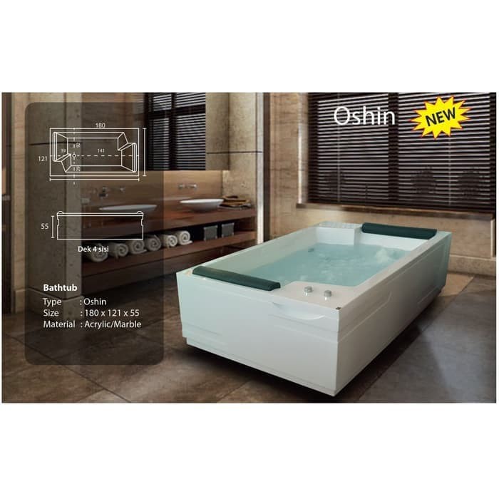 BATHUB PAKET STANDING 12000 IVONE OSHIN