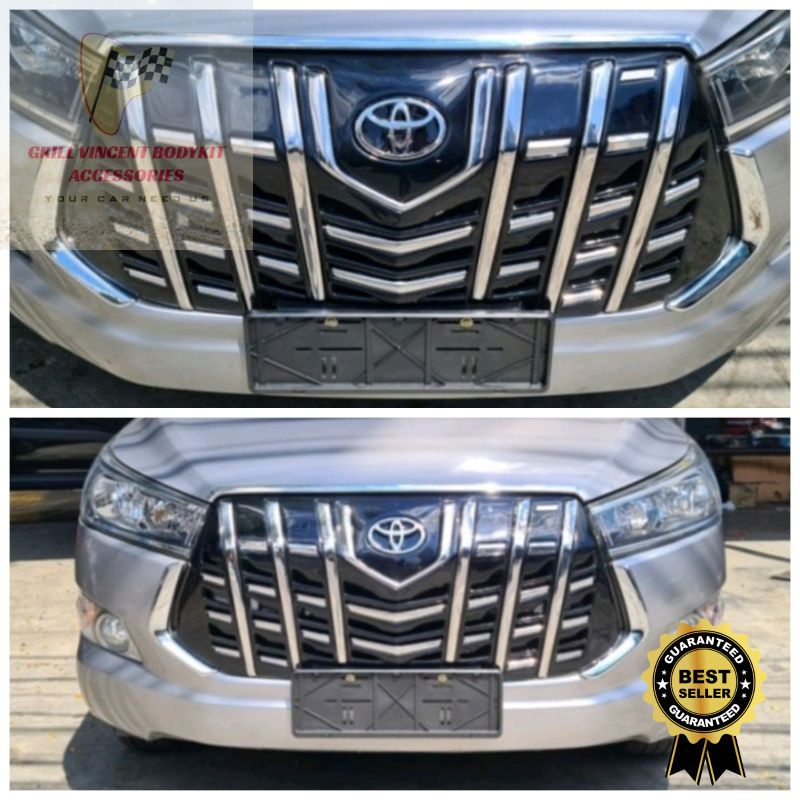 Front Grill all New innova reborn 2016 2017 2018 2019 Alphard Style - Gril inova Venturer plastic AB