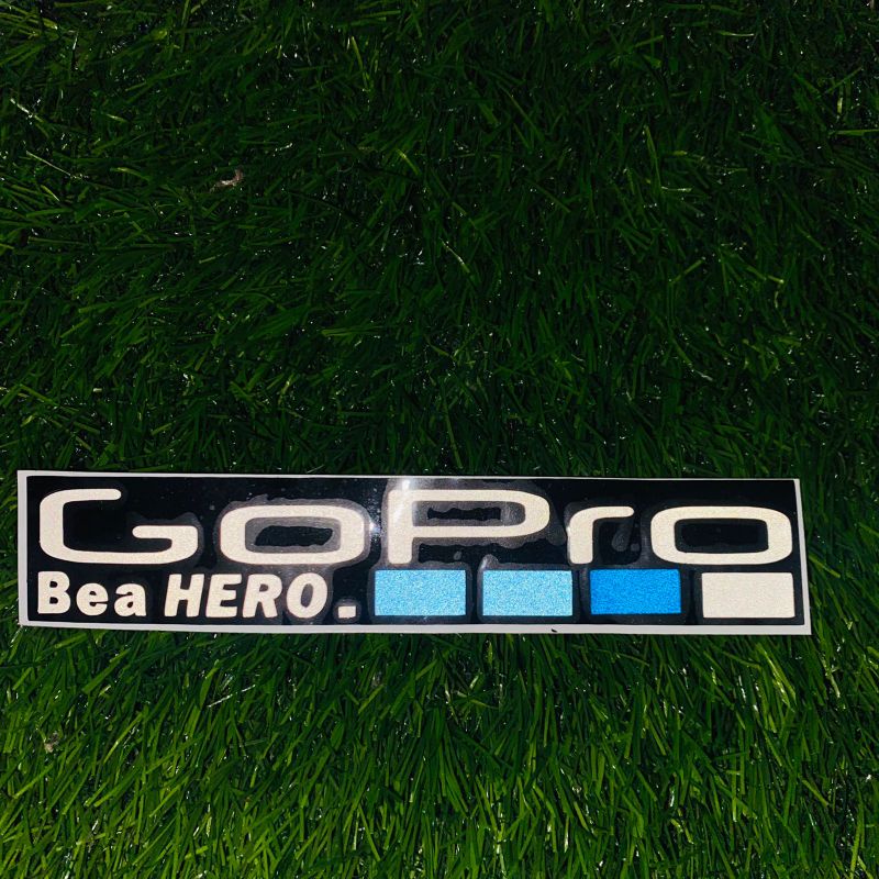 Sticker gopro cuting sticker tumpuk variasi motor sport matic dll 1pcs 14cm