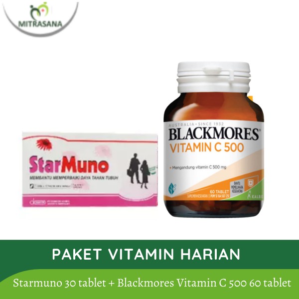 Paket Blackmores Vitamin C dan Starmuno 30 Kaplet