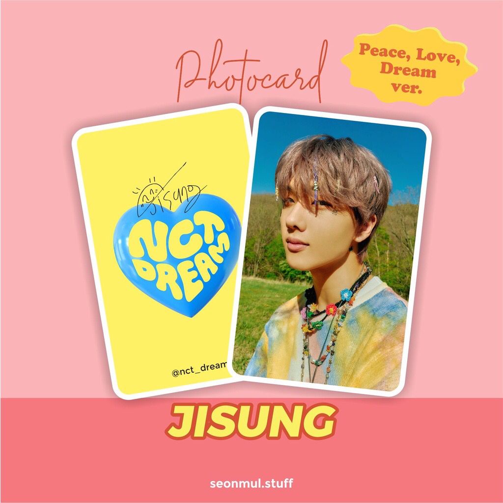 READY STOCK PHOTOCARD PC NCT DREAM HELLO FUTURE / NCT DREAM HELLO FUTURE (JISUNG)